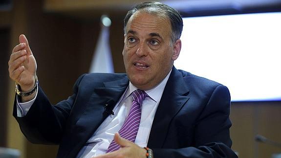 Tebas: «Sin el real decreto, el fútbol está perdiendo centenares de millones»