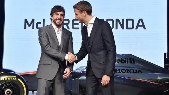 Alonso 'heredará' una avería de Button