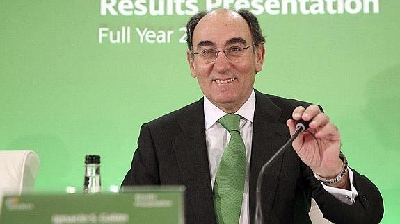 El presidente de Iberdrola ganó 9,12 millones en 2014, un 22,6% más