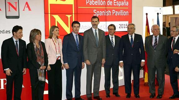 El Rey inaugura el Mobile World Congress