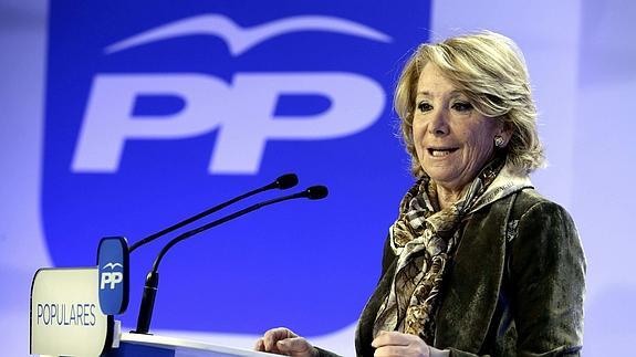 Aguirre: «Si soy alcaldesa no seré presidenta del PP»