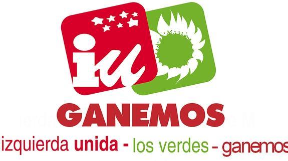 IU Madrid juega a la confusión incorporando la palabra 'Ganemos' a su logo