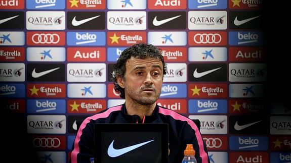 Luis Enrique: «Nunca nos hemos relajado»