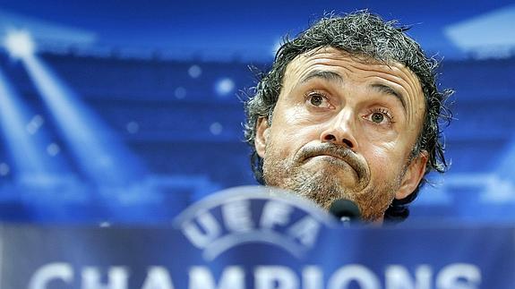 Luis Enrique: «No planteamos el partido como 'ganarle a Pep'»