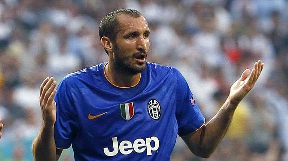 Chiellini se lesiona a tres días de la final