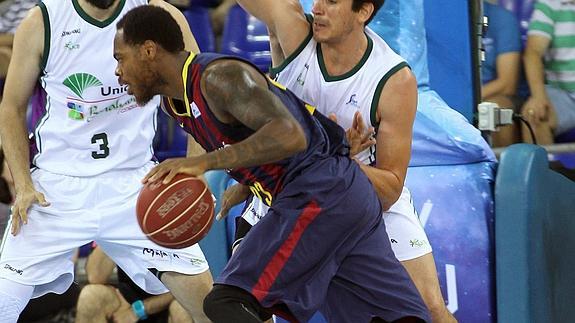 El Barcelona arrolla al Unicaja en el primer partido de semifinal