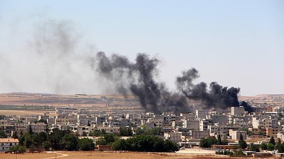 El Estado Islámico vuelve a penetrar en la ciudad siria de Kobane