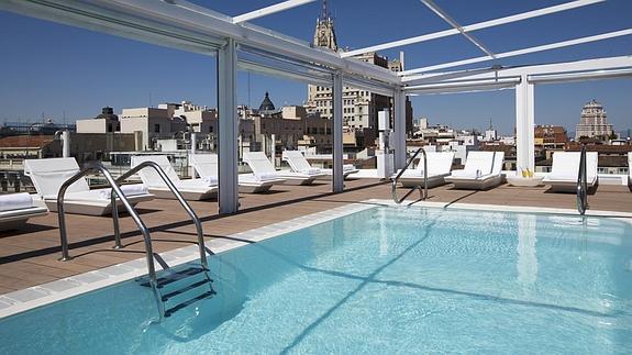 Paraísos con piscina en las azoteas de Madrid