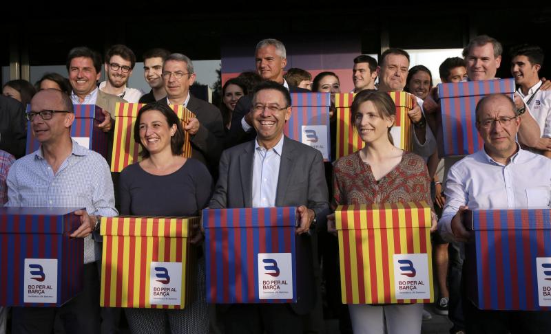 Cinco aspirantes pelearán por la presidencia del Barça el 18 de julio