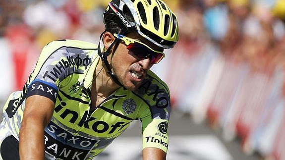 Contador:"No me conformo con el podio, siempre quiero ganar"