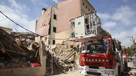 Una explosión de gas deja trece heridos leves en Barcelona