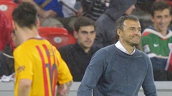 Luis Enrique: «Si hay un equipo que puede levantar este resultado es el Barça»