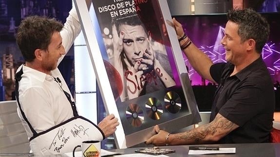 'El Hormiguero' arrasa en su vuelta con Alejandro Sanz