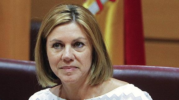 Cospedal acusa a Mas de arrastar a los catalanes «al populismo y la dictadura»