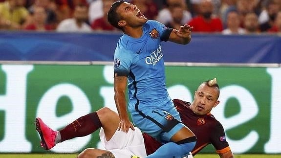 Luis Enrique: «La lesión de Rafinha ha paralizado al equipo»