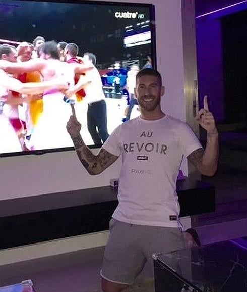 Ramos disfrutó con el basket... sin pensar en el futuro