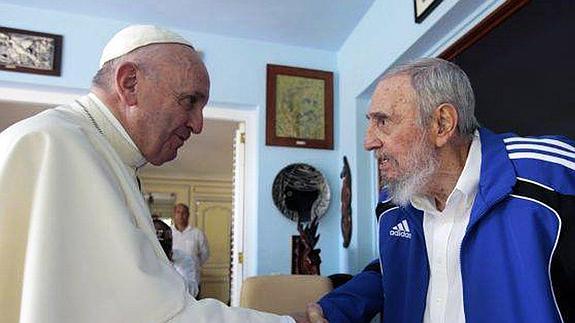 El Papa se reúne con Fidel Castro en su casa de La Habana