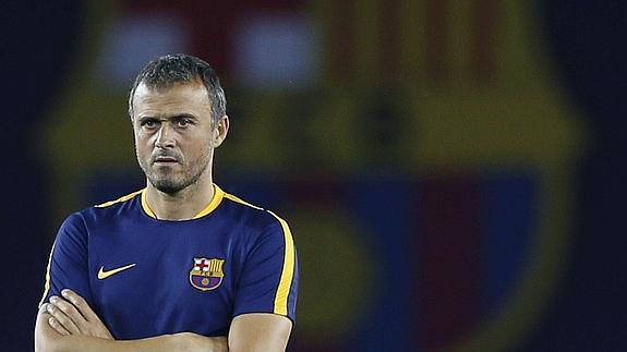 Luis Enrique no descarta una Liga sin el Barça
