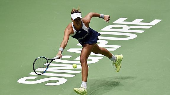 Muguruza comienza con victoria