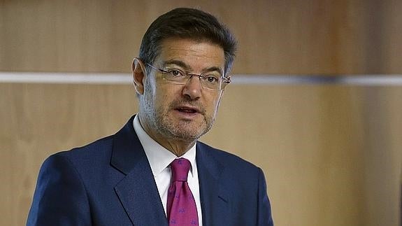 Catalá: «Cualquier actuación contraria al mandato del TC ya provocaría que se actuara»