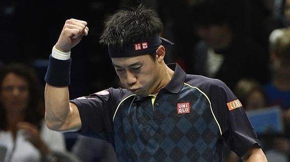 Nishikori se impone a Berdych y aspira a las semifinales del Masters