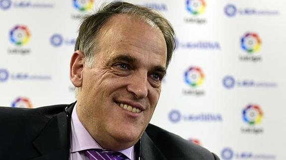 Tebas: «No hay riesgo de que se suspenda el clásico»