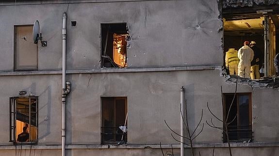 Hallado en el edificio de Saint-Denis un tercer cuerpo