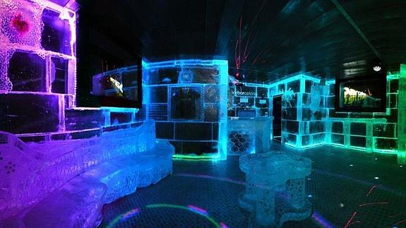 Ice Bar, copas con mucho hielo