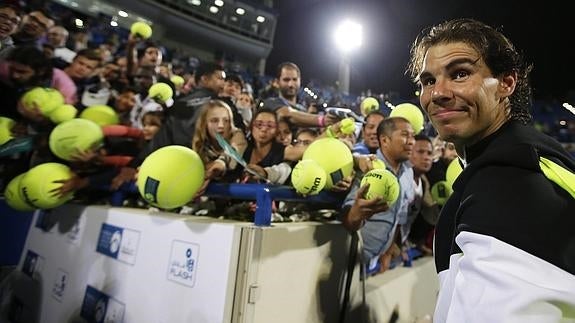 Nadal: «Ganar en Abu Dabi es una excelente manera de empezar la temporada»