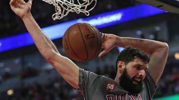 Mirotic, insuficiente para salvar a los Bulls