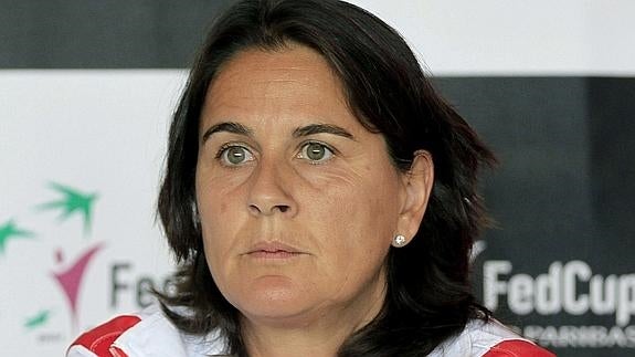 Conchita Martínez: «Nos vamos a dejar la piel ante Serbia, como siempre»