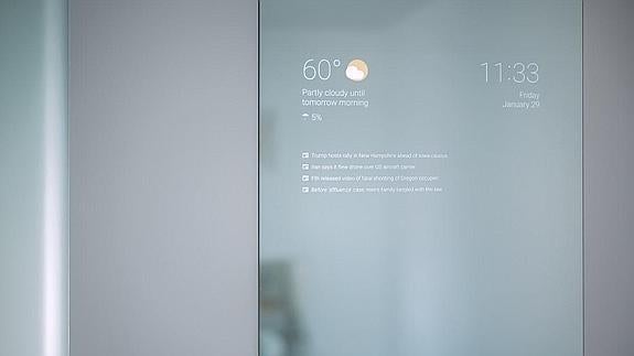 Un ingeniero de Google desarrolla un espejo inteligente