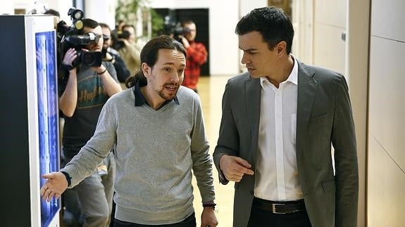 Iglesias se niega a negociar con Sánchez hasta que renuncie a pactar con Ciudadanos