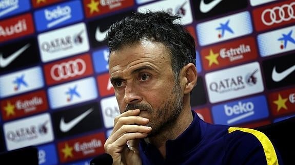 Luis Enrique: «Mañana no habrá rotaciones»