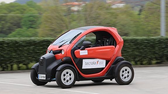 El coche sin conductor de Tecnalia, en el Foro Transfiere de Málaga