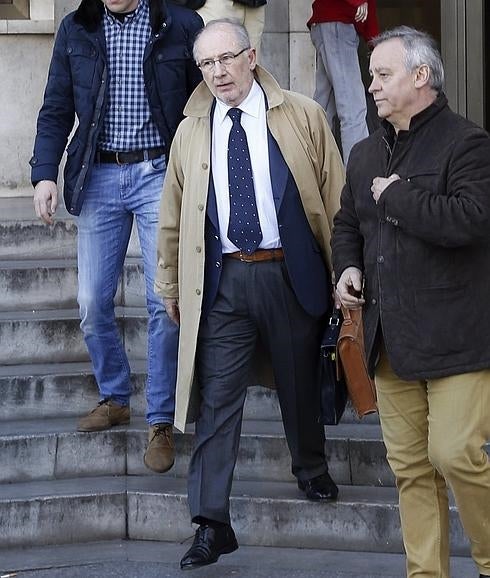 Rato trató de sustraer a las investigaciones un diario personal y «dos carpetas moradas»