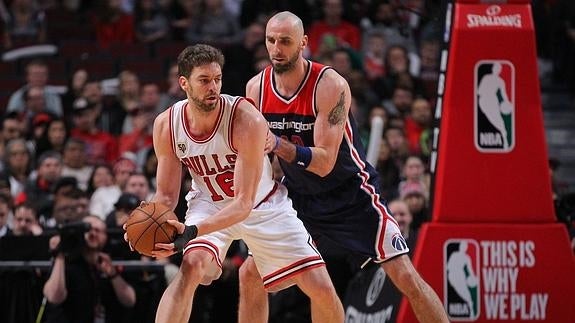 Pau Gasol e Ibaka, únicas victorias españolas de la noche