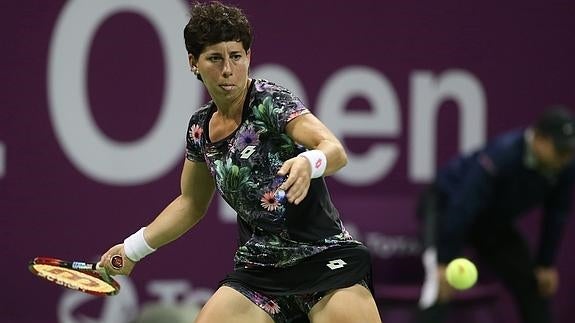 Carla Suárez, clasificada para la final en Doha