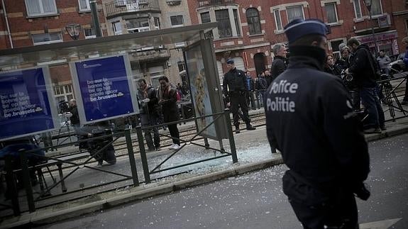 Un sospechoso, herido y detenido en la operación policial de Schaerbeek