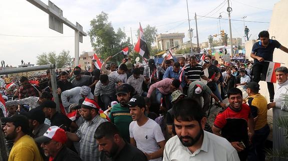 Los seguidores de Muqtada al Sadr abandonan la Zona Verde de Bagdad