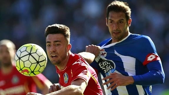 El Getafe sale con fe de Riazor