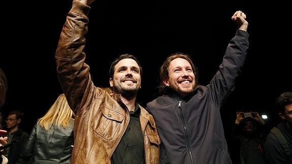 La confluencia de Podemos-IU ya tiene nombre: 'Unidos Podemos'