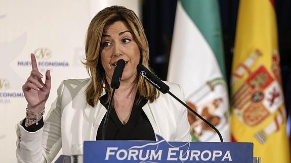 Susana Díaz vincula la investidura de Pedro Sánchez a que gane las elecciones