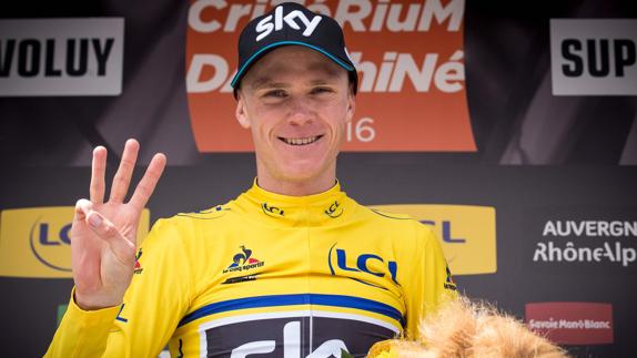 Chris Froome logra su tercer Criterium Dauphiné