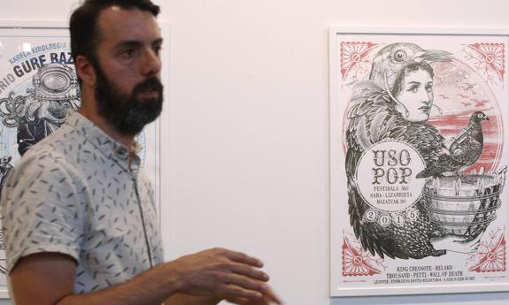 Serigrafías musicales en Tabakalera