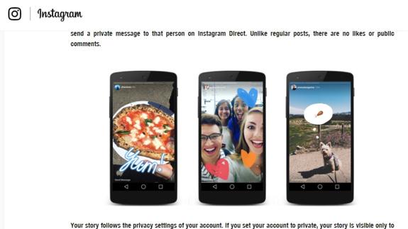 Instagram desafía a Snapchat con imágenes que desaparecen en 24 horas