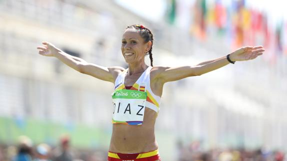 Azucena Díaz, 34ª en la maratón femenina