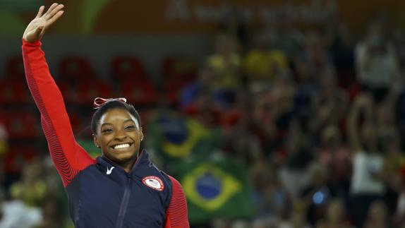 El salto da a Biles su tercer oro olímpico