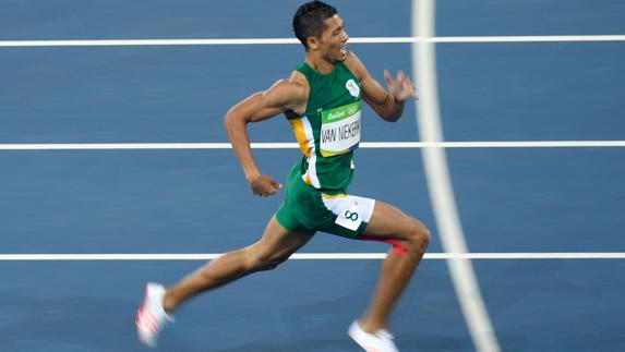 Van Niekerk, gracias a la velocidad