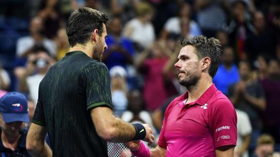 Wawrinka frena a Del Potro y avanza a las semifinales del US Open